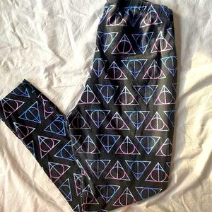 Harry Potter Deathly Hallows leggings